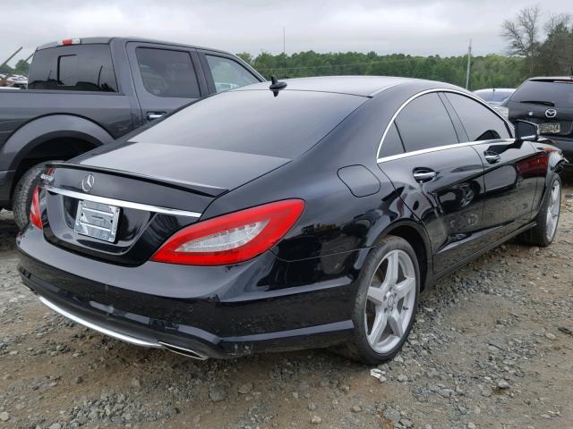 WDDLJ7DB1EA099692 - 2014 MERCEDES-BENZ CLS 550 BLACK photo 4