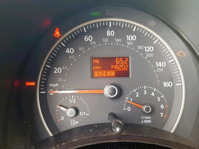 3VWPG3AG1AM009583 - 2010 VOLKSWAGEN NEW BEETLE შავი ფოტო 8