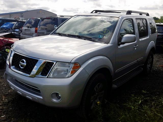 5N1AR1NB4AC627449 - 2010 NISSAN PATHFINDER SILVER photo 2