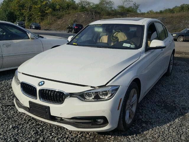 WBA8D9G51JNU67278 - 2018 BMW 330 XI WHITE photo 2