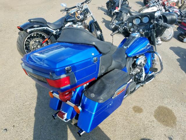 1HD1FC4187Y710622 - 2007 HARLEY-DAVIDSON FLHTCUI BLUE photo 4