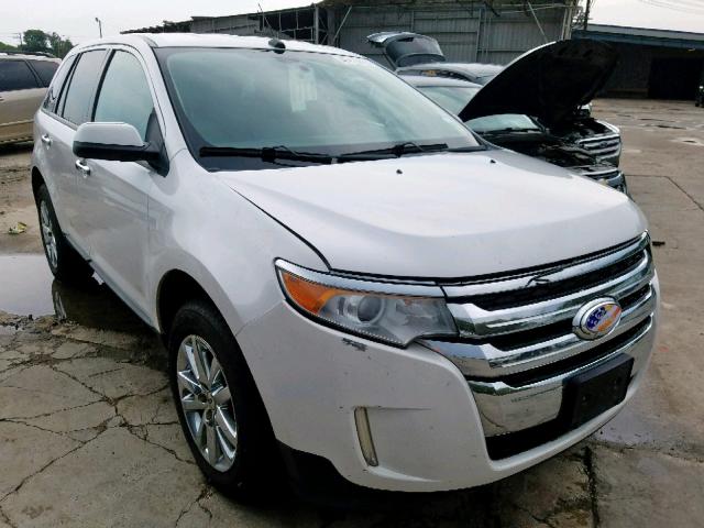 2FMDK3JC5BBB02249 - 2011 FORD EDGE SEL WHITE photo 1