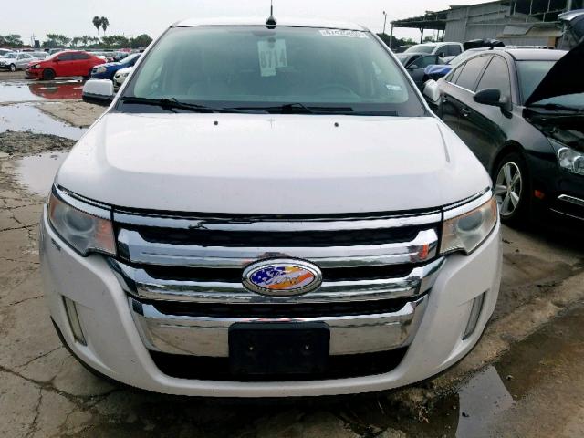 2FMDK3JC5BBB02249 - 2011 FORD EDGE SEL WHITE photo 9