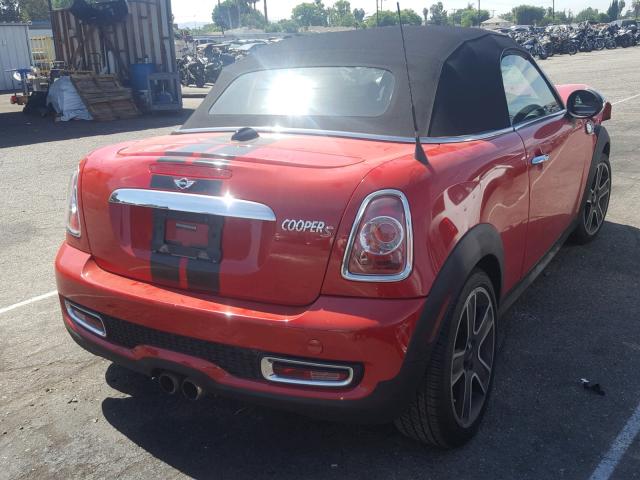 WMWSY3C54CT144211 - 2012 MINI COOPER ROA RED photo 4