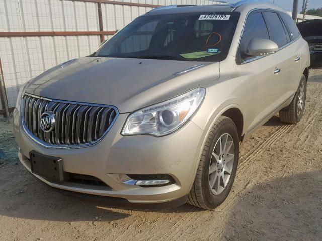 5GAKRBKD2FJ389383 - 2015 BUICK ENCLAVE BEIGE photo 2