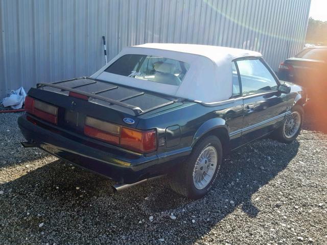 1FACP44E3LF167529 - 1990 FORD MUSTANG LX GREEN photo 4