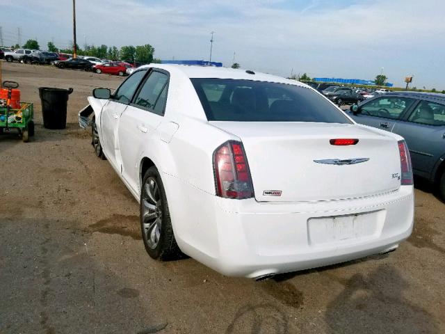 2C3CCABG9EH340341 - 2014 CHRYSLER 300 S WHITE photo 3