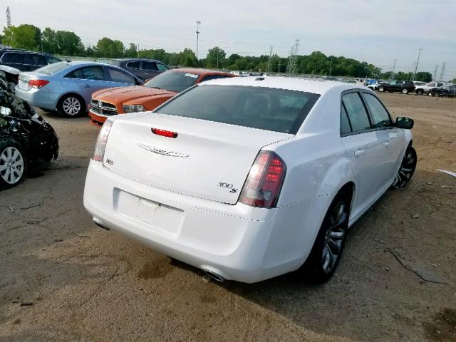 2C3CCABG9EH340341 - 2014 CHRYSLER 300 S WHITE photo 4