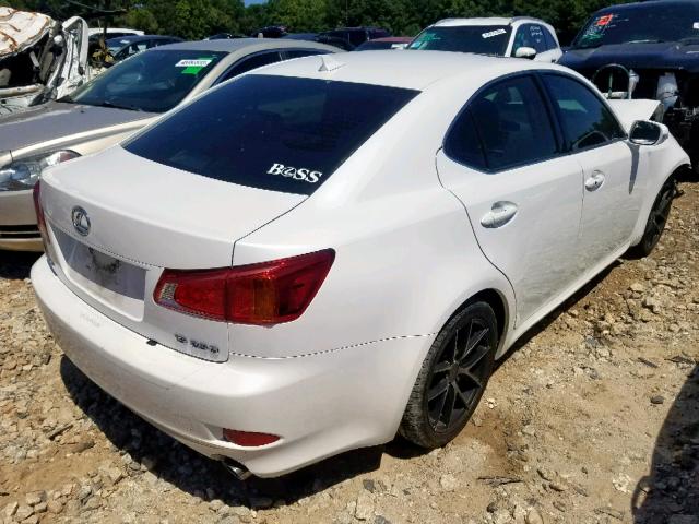 JTHBF5C29A2096748 - 2010 LEXUS IS 250 WHITE photo 4