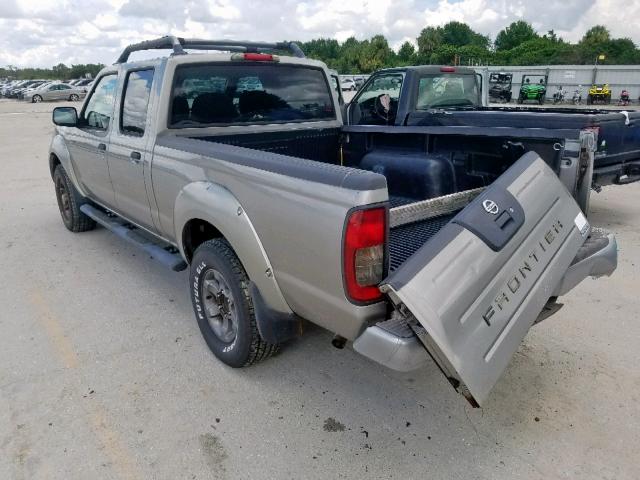 1N6ED29X03C467506 - 2003 NISSAN FRONTIER C TAN photo 3