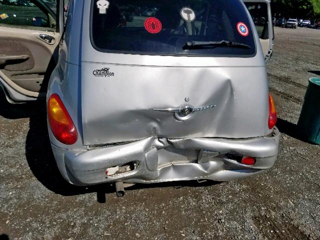 3C4FY4BB01T250710 - 2001 CHRYSLER PT CRUISER SILVER photo 9