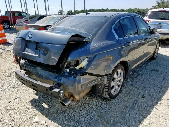 1HGCP2F82AA050963 - 2010 HONDA ACCORD EXL GRAY photo 4