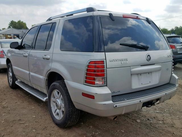 4M2DU86W55ZJ23581 - 2005 MERCURY MOUNTAINEE SILVER photo 3