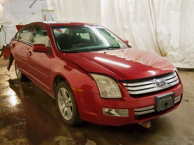 3FAHP08Z78R224059 - 2008 FORD FUSION SEL RED photo 1
