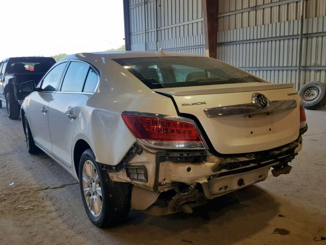 1G4GC5ER5CF184875 - 2012 BUICK LACROSSE WHITE photo 3