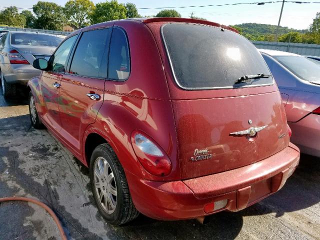 3A8FY68897T614356 - 2007 CHRYSLER PT CRUISER RED photo 3