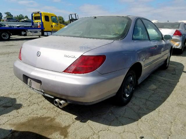 19UYA2257VL000668 - 1997 ACURA 3.0CL SILVER photo 4