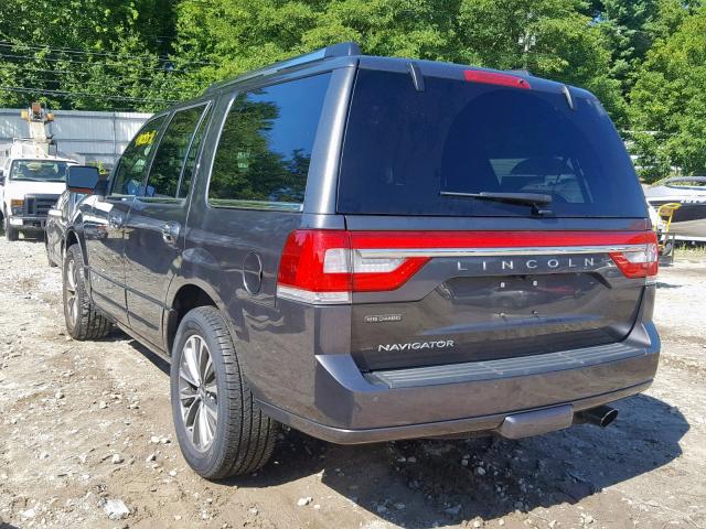 5LMJJ2JT1HEL07982 - 2017 LINCOLN NAVIGATOR CHARCOAL photo 3