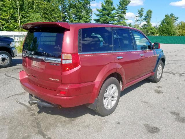 4S2DF58YX44600633 - 2004 ISUZU AXIOM XS Qırmızı foto 4