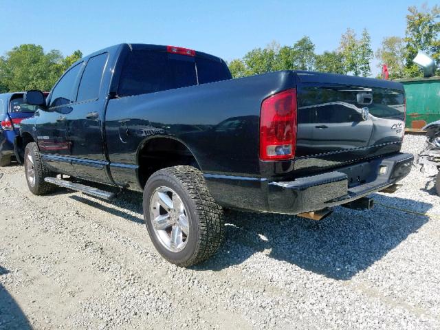 1D7HU18296S635174 - 2006 DODGE RAM 1500 S BLACK photo 3