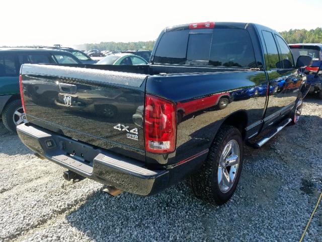 1D7HU18296S635174 - 2006 DODGE RAM 1500 S BLACK photo 4