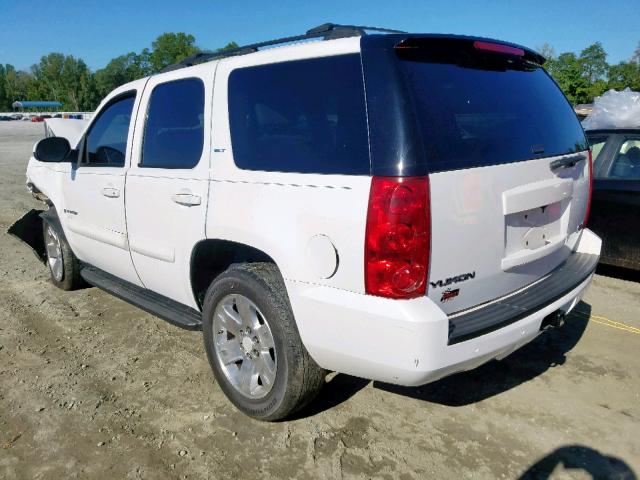 1GKFC13J07R174737 - 2007 GMC YUKON WHITE photo 3