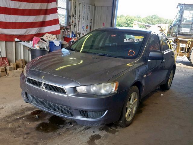 JA3AU26U68U019928 - 2008 MITSUBISHI LANCER ES GRAY photo 2