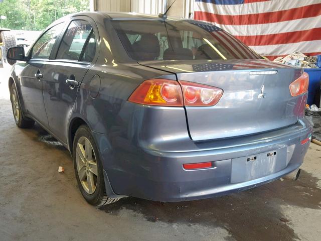 JA3AU26U68U019928 - 2008 MITSUBISHI LANCER ES GRAY photo 3