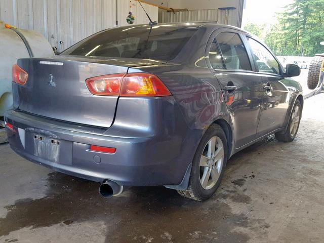 JA3AU26U68U019928 - 2008 MITSUBISHI LANCER ES GRAY photo 4