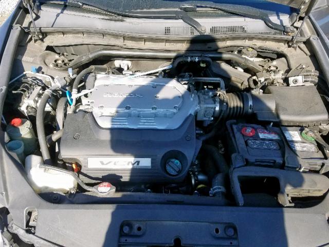 1HGCS22808A012842 - 2008 HONDA ACCORD EXL GRAY photo 7