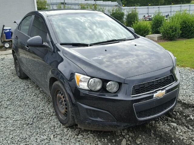 1G1JA5SH6F4125645 - 2015 CHEVROLET SONIC LS BLACK photo 1