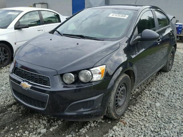 1G1JA5SH6F4125645 - 2015 CHEVROLET SONIC LS BLACK photo 2