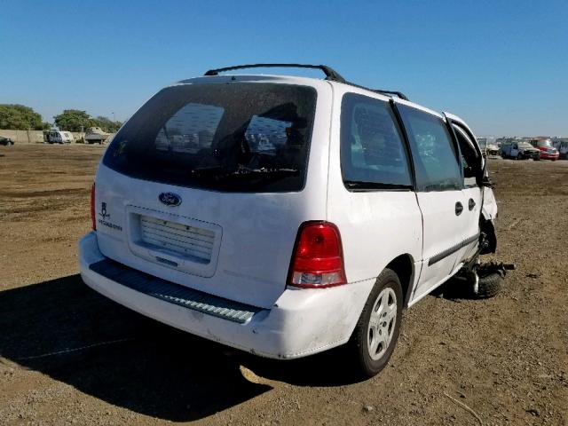 2FMZA50685BA32475 - 2005 FORD FREESTAR S WHITE photo 4