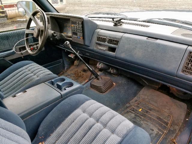 1GTHK39F5PE557571 - 1993 GMC SIERRA K35 BLUE photo 5