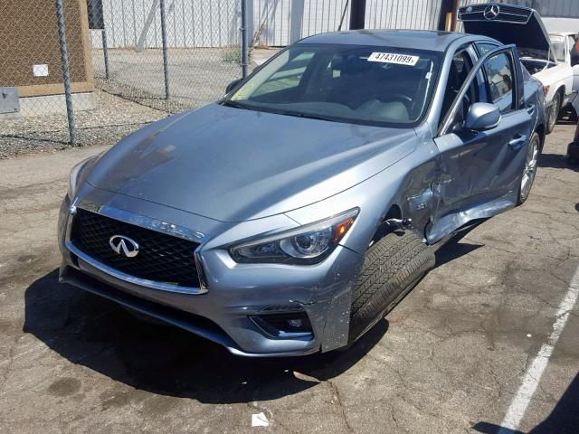 JN1EV7AP2JM355454 - 2018 INFINITI Q50 LUXE BLUE photo 2