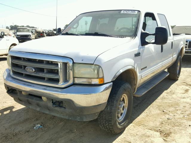 1FTSW31F22EA89264 - 2002 FORD F350 SRW S WHITE photo 2