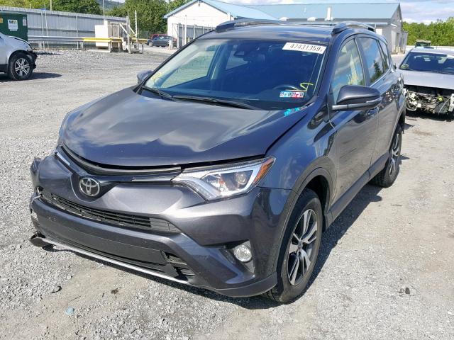 JTMRFREV7JJ720146 - 2018 TOYOTA RAV4 ADVEN GRAY photo 2