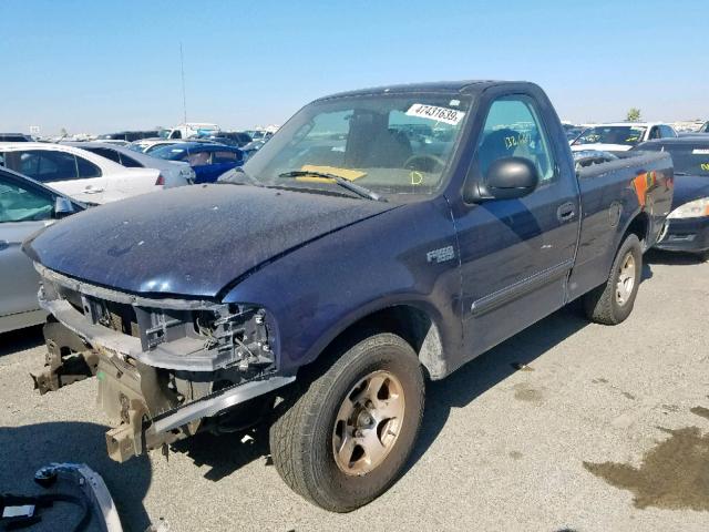 2FTRF17294CA77810 - 2004 FORD F-150 HERI BLUE photo 2