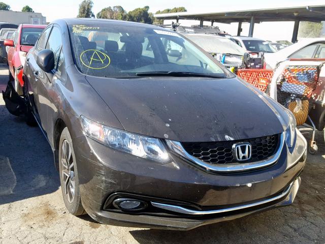 2HGFB2F91DH585938 - 2013 HONDA CIVIC EXL 黑色 照片 1