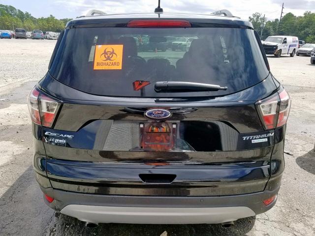 1FMCU0J97HUC18712 - 2017 FORD ESCAPE TIT BLACK photo 9