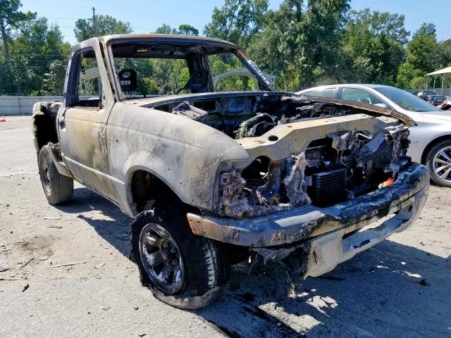 1FTYR10U03PB13587 - 2003 FORD RANGER BURN photo 1