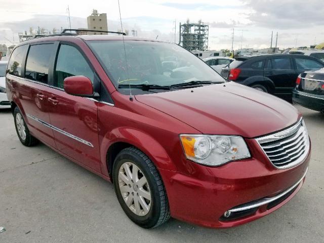 2C4RC1BG1GR230385 - 2016 CHRYSLER TOWN & COU RED photo 1