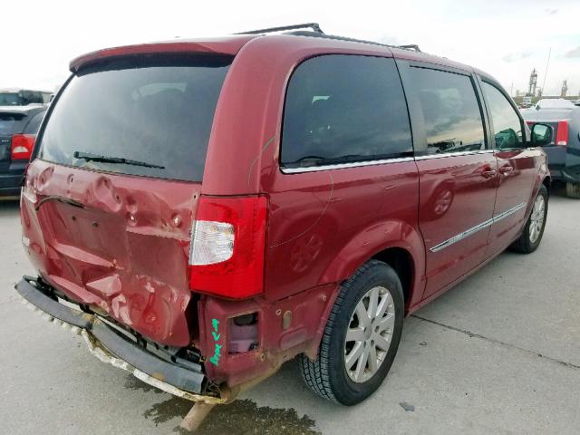 2C4RC1BG1GR230385 - 2016 CHRYSLER TOWN & COU RED photo 4