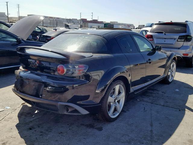 JM1FE17N240118608 - 2004 MAZDA RX8 BLACK photo 4