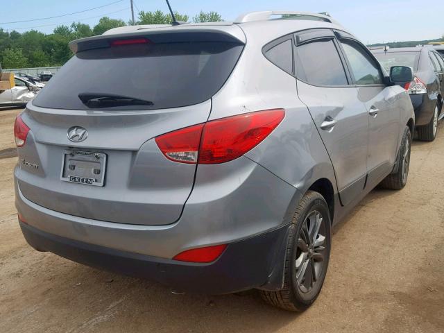 KM8JU3AG5FU010087 - 2015 HYUNDAI TUCSON LIM GRAY photo 4