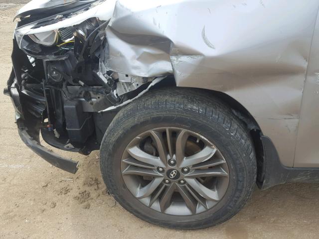 KM8JU3AG5FU010087 - 2015 HYUNDAI TUCSON LIM GRAY photo 9