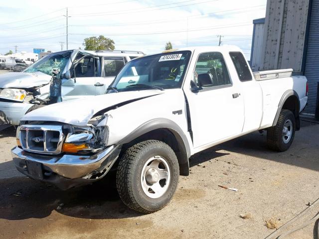 1FTZR15X4XPA77805 - 1999 FORD RANGER SUP WHITE photo 2