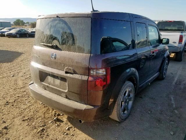 5J6YH18997L007956 - 2007 HONDA ELEMENT SC BROWN photo 4