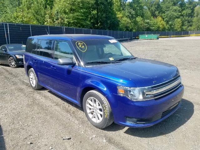 2FMGK5B81DBD02695 - 2013 FORD FLEX SE BLUE photo 1