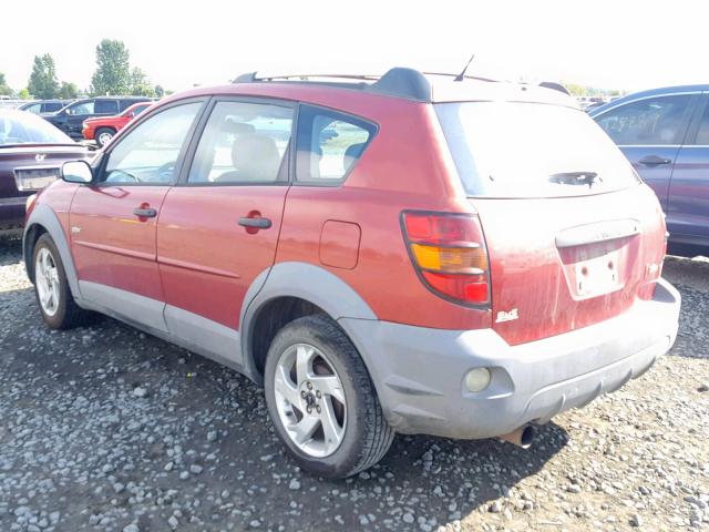 5Y2SL62853Z406765 - 2003 PONTIAC VIBE RED photo 3